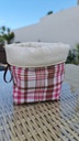 Padded basket "chalet"