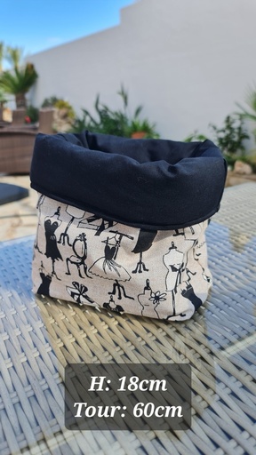 Panière rembourrée "Mode"